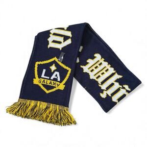 LA Galaxy White, Blue, & Gold Scarf - New